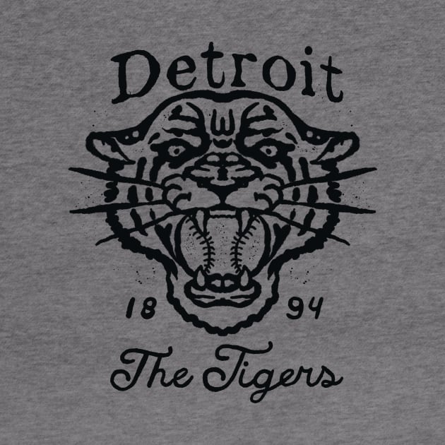 Detroit Baseball Vintage by brainchaos